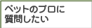 ペットのプロに質問したい